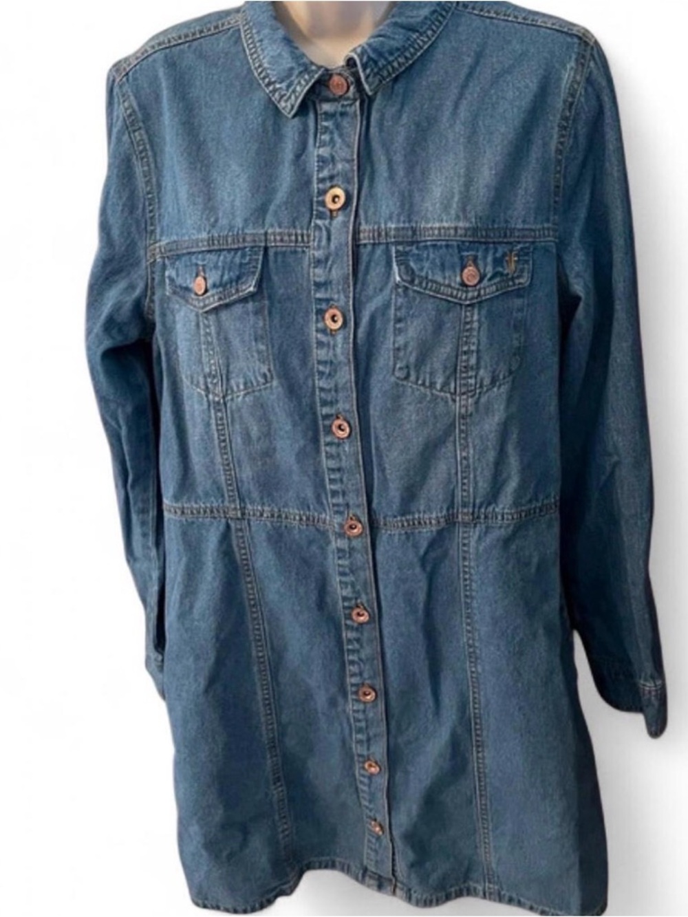 Frye Denim Button-Front Women’s Dress